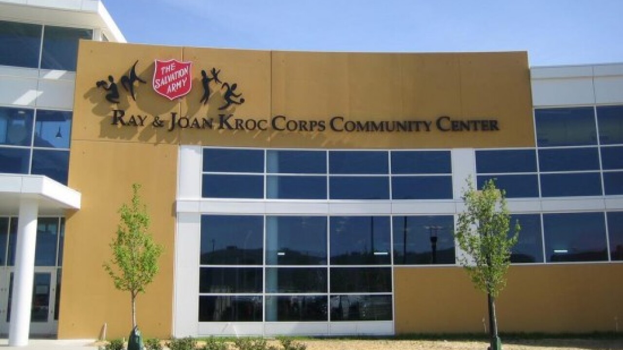 A Salvation Army site in Chicago