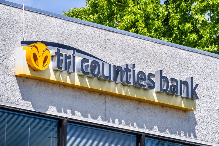 June 10, 2020 Sunnyvale / CA / USA - Close up of Tri Counties Ba