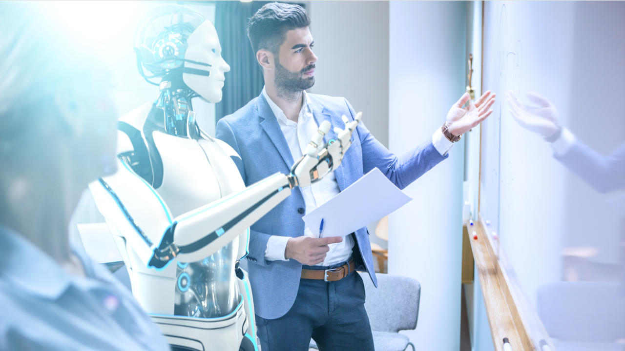 Robot human chatbot