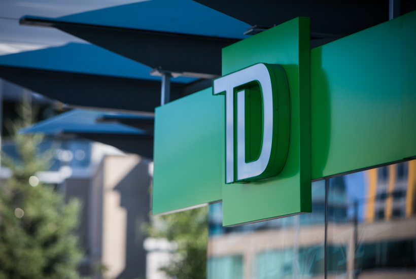 TD Bank signage