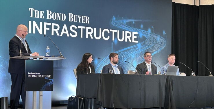 Moderator and panelists on the "Power Amid Policy Shifts" panel