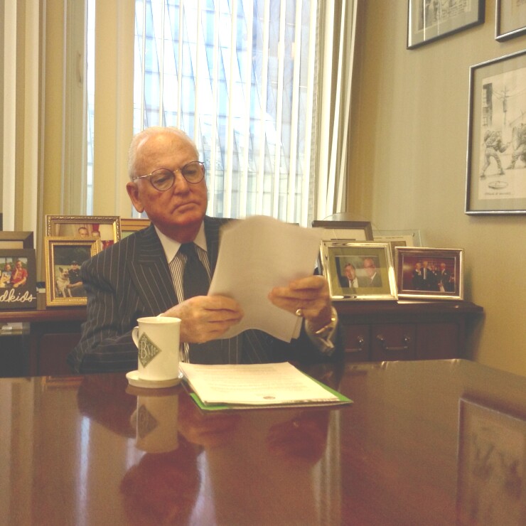 Edward Burke, Chicago City Council member and chair of the council finance committee.