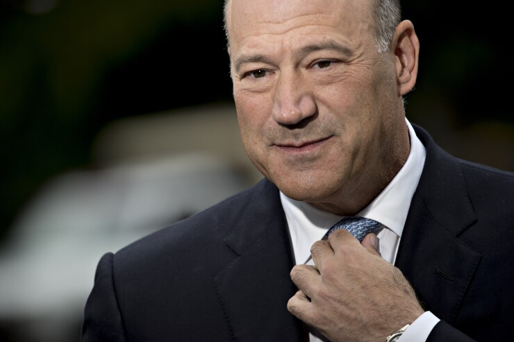 Gary Cohn, former director of the White House Economic Council and, before that, president of Goldman Sachs.