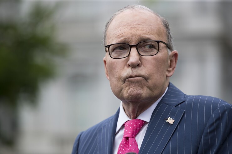 Larry Kudlow, top economic adviser to President Donald Trump