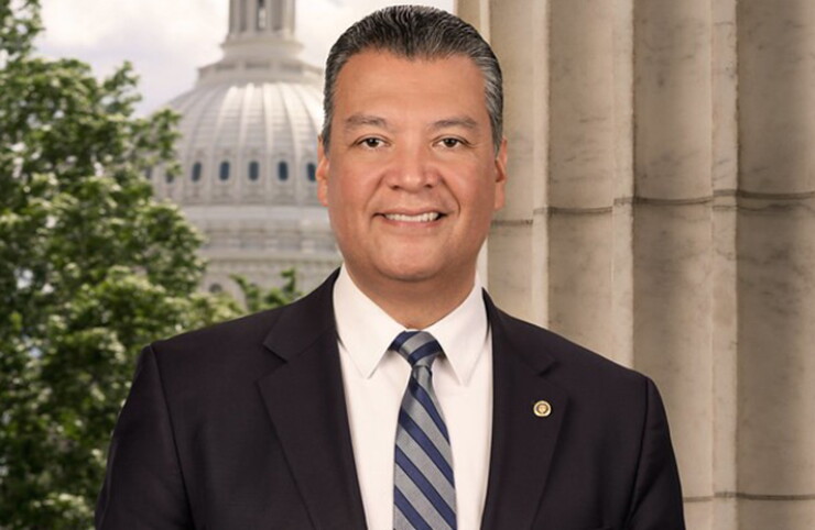 U.S. Sen. Alex Padilla, D-Calif.