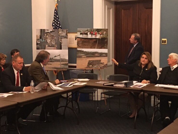 Gonzalez Colon talking about Maria impact