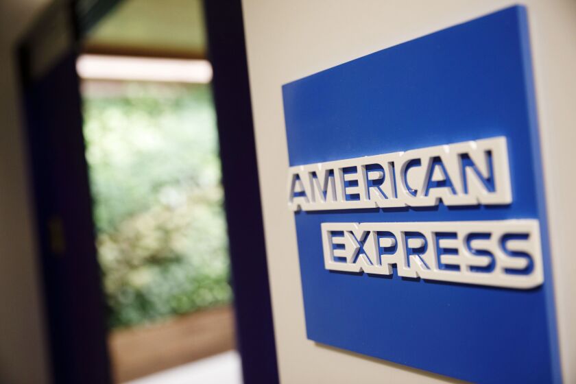 American Express is among the consumer lenders Fitch said could see loan volumes decline and defaults rise this year.