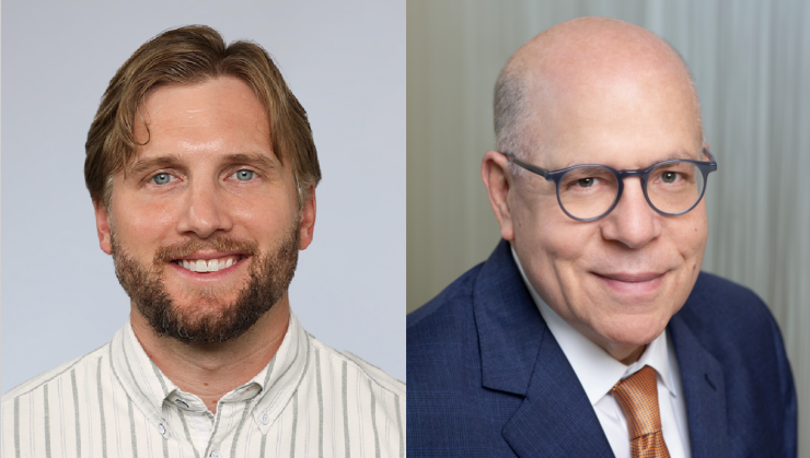 Luke LaHaie, Newity; Rick Wayne, Northeast Bank