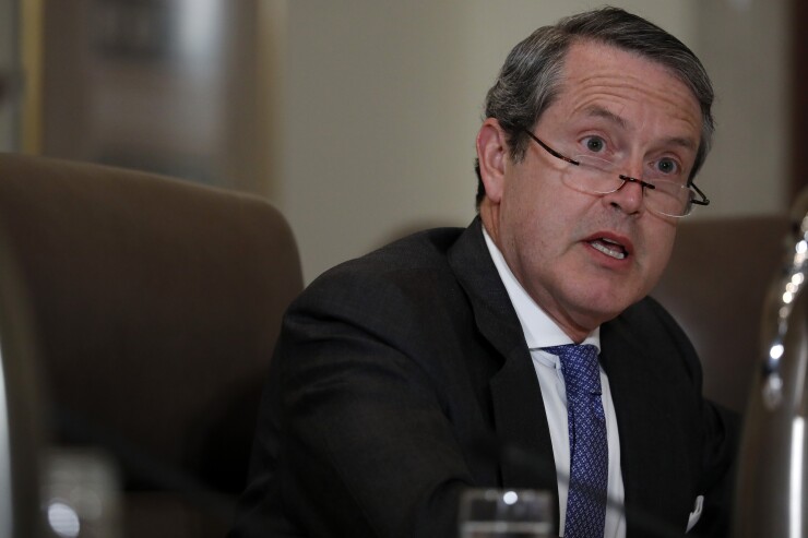 Randal Quarles, vice chairman of supervision at the Federal Reserve