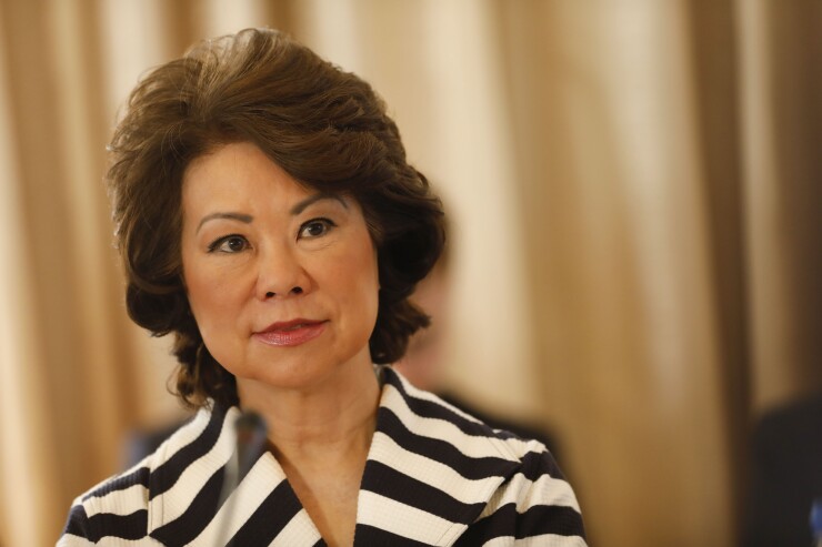 U.S. Department of Transportation Secretary Elaine Chao 