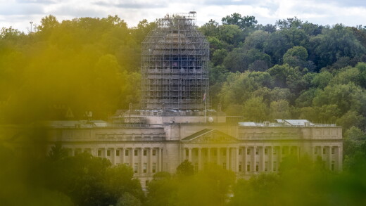 Kentucky State Capitol building under renovation September 2025