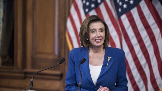 "We want to demonstrate that we do care for the American people in every way," House Speaker Nancy Pelosi said of the passage of the Coronavirus Aid, Relief, and Economic Security, or CARES.