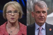 Cathy Bessant of Bank of America and Tim Sloan of Wells Fargo.