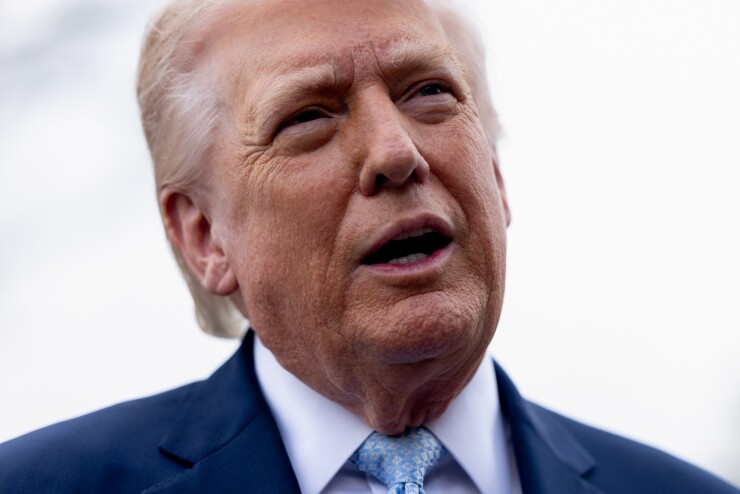 President Trump Departs White House For Florida