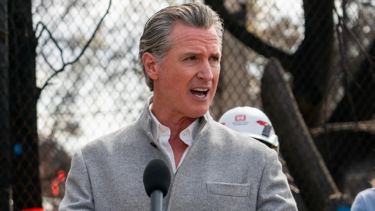 California Gov. Gavin Newsom