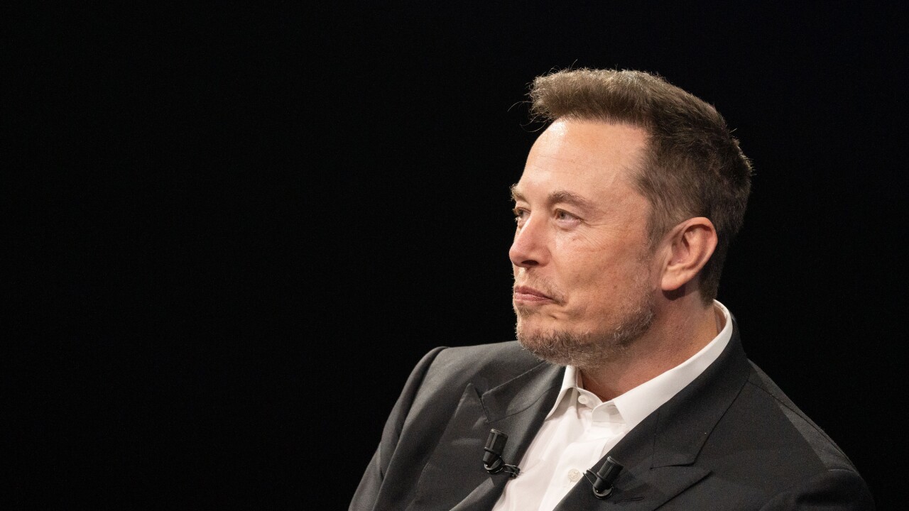 Billionaire Elon Musk at Paris Viva Tech Fair