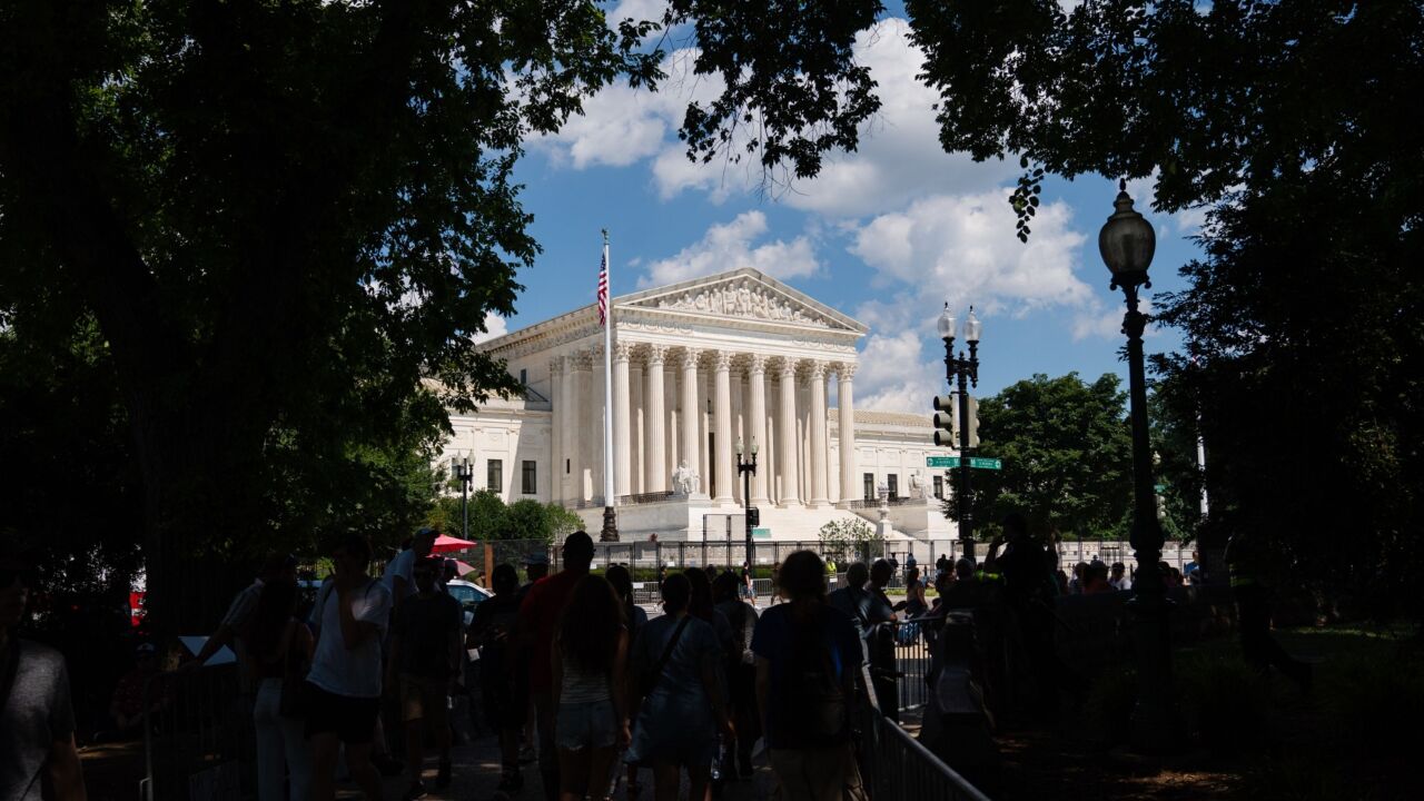 Demonstrators Following Supreme Court Abortion Fight With Roe Ruling Overturned