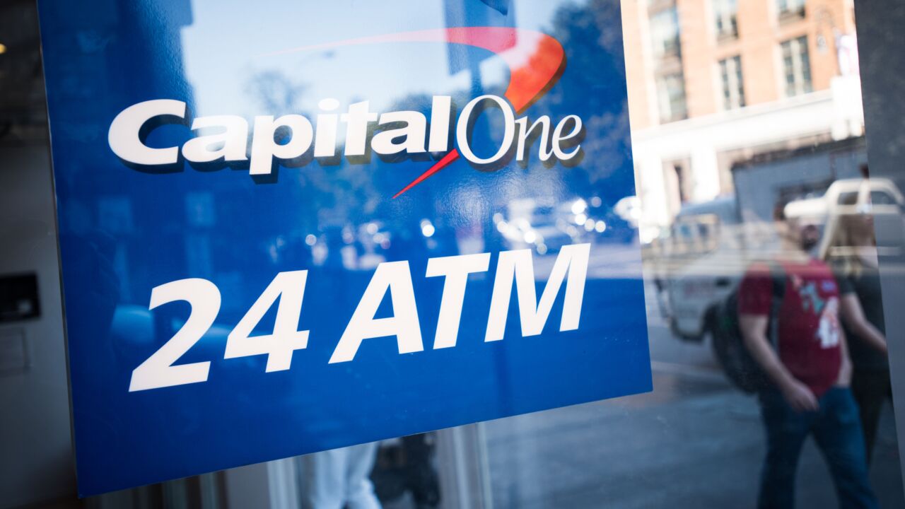 A Capital One Financial Corp. Bank Branch Ahead Of Earnings Figures