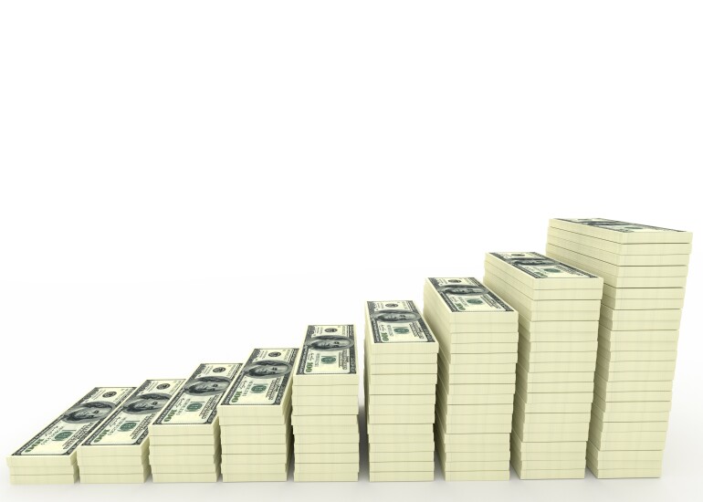 Dollar-stacks-growing