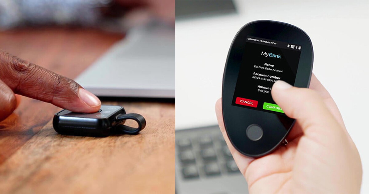 Small Authenticator Device Are authentication devices the best way to verify large transactions ...
