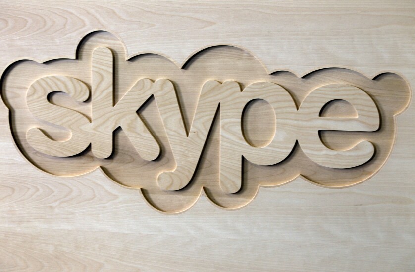 Skype sign