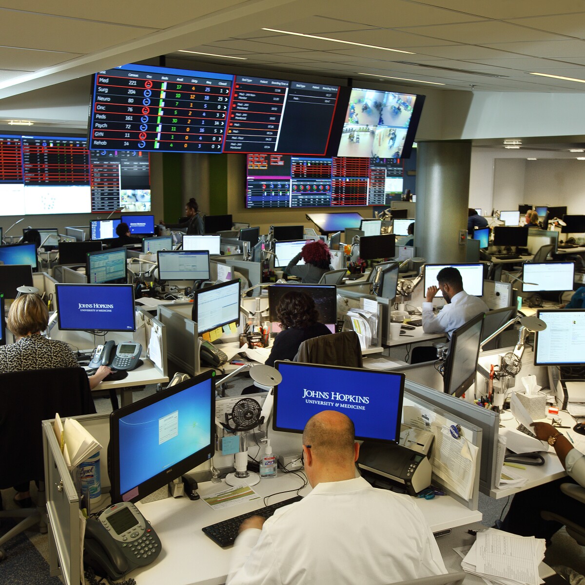 Johns Hopkins Hospital command center is first of its kind | Health ...