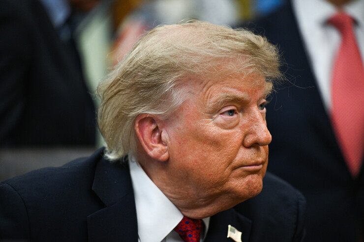 Donald Trump in the Oval Office of the White House