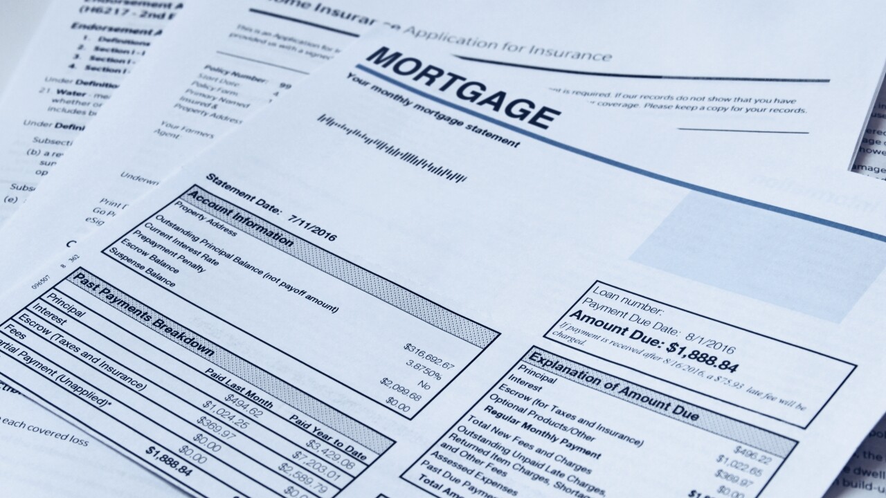 Monthly Mortgage Statement