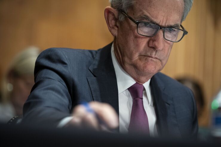 Federal Reserve Chair Jerome Powell and colleagues are closely monitoring a recent spike in consumer goods prices.
