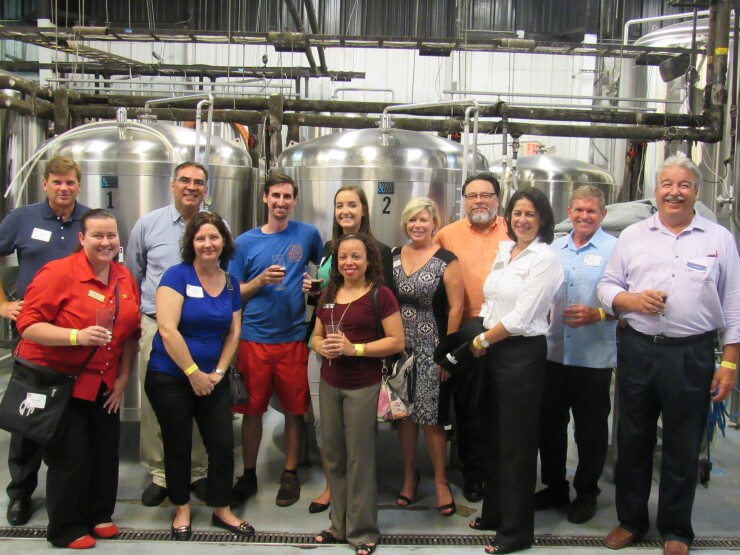 The Leauge of Southeastern Credit Unions and Corporate One FCU hosted this "CUs on Tap" event at Orlando Brewing in October 2016.