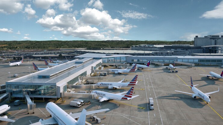Rendering of Concourse A project at Nashville International Airport