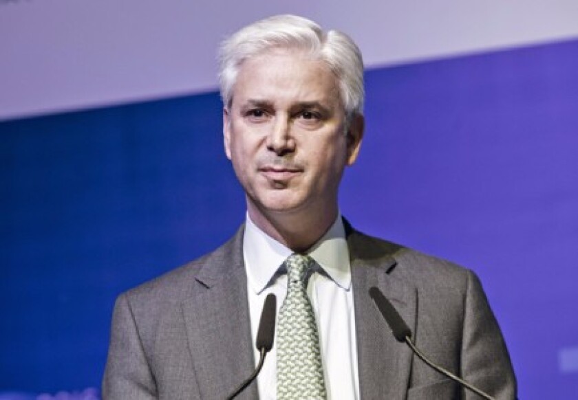 CEO Charlie Scharf has downplayed the fact that he is based in New York, noting that he spends most of his time on the road.