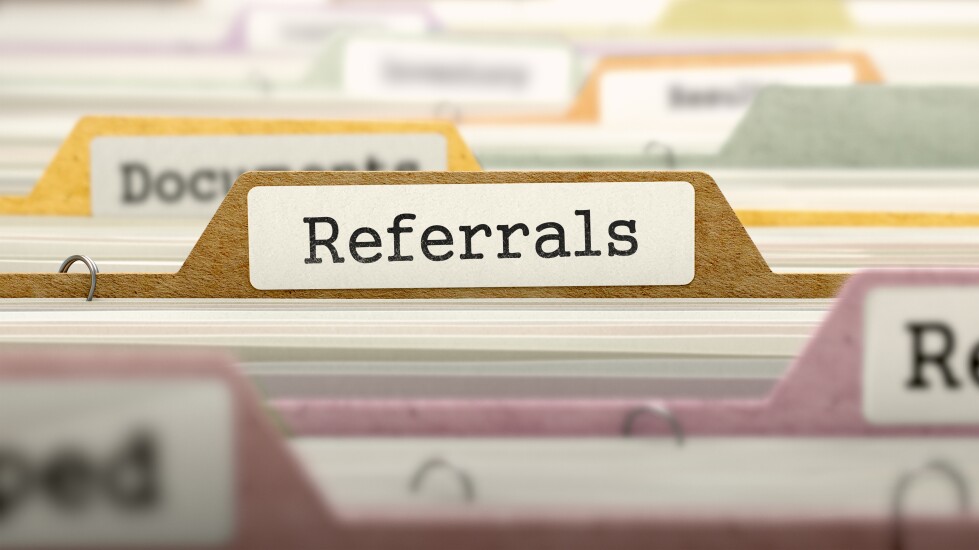 Referral folder