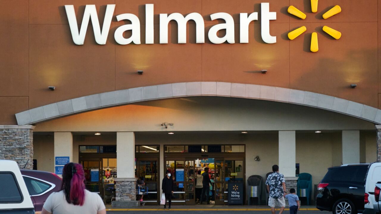 Walmart storefront