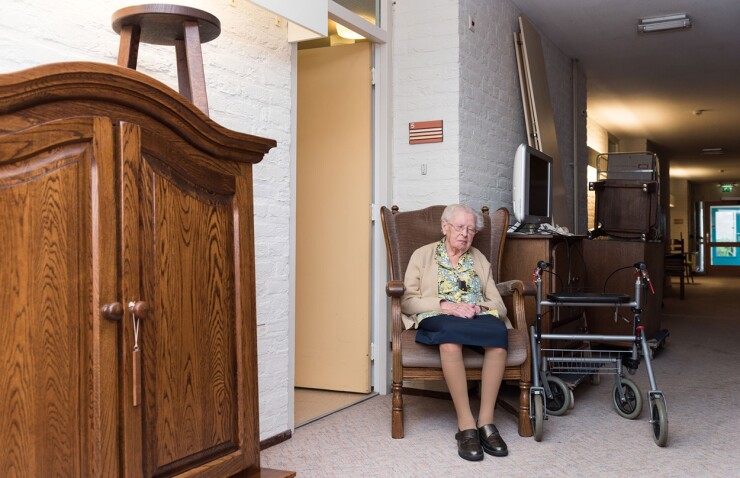 Texas Health Care Association-provided photo of a Texas nursing home patient.