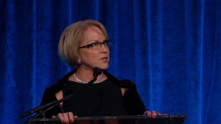 Cathy Bessant, Bank of America's chief operations and technology officer, during the 2018 WIB dinner