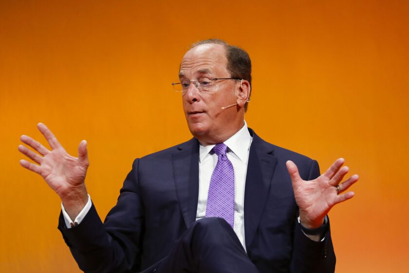“I do believe jobs are going to be slower coming back than other people believe," said BlackRock CEO Larry Fink.