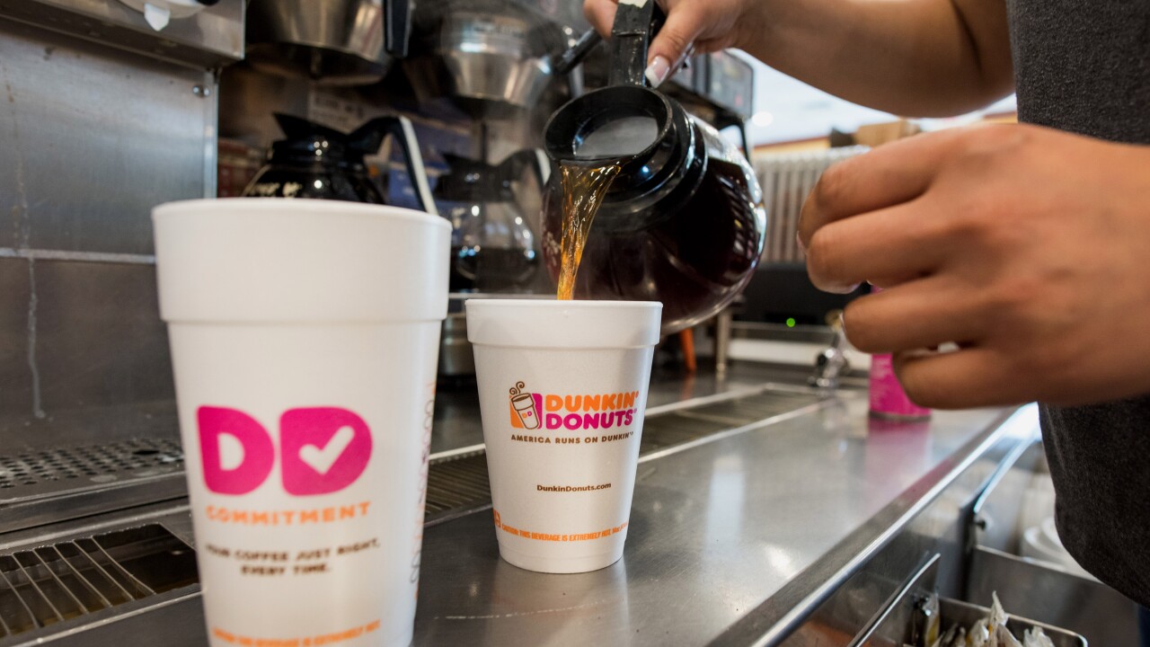 Dunkin' Donuts coffee