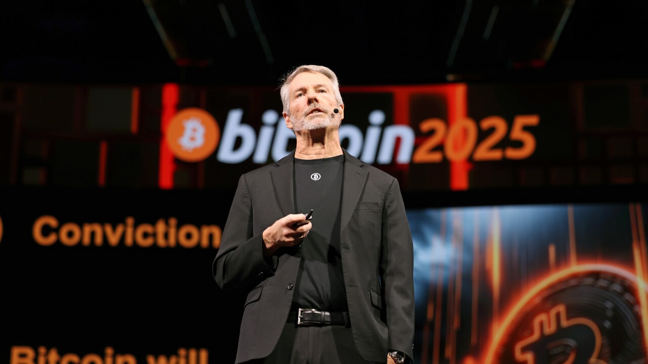 Michael Saylor of Strategy at Bitcoin 2025