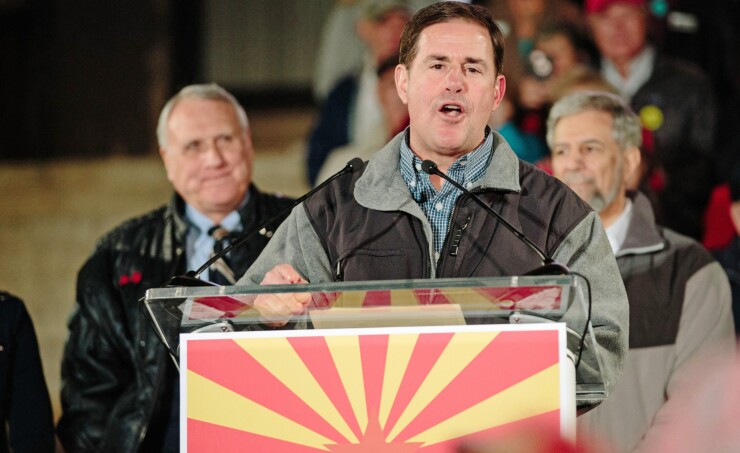 Arizona Gov. Doug Ducey on November 5, 2021