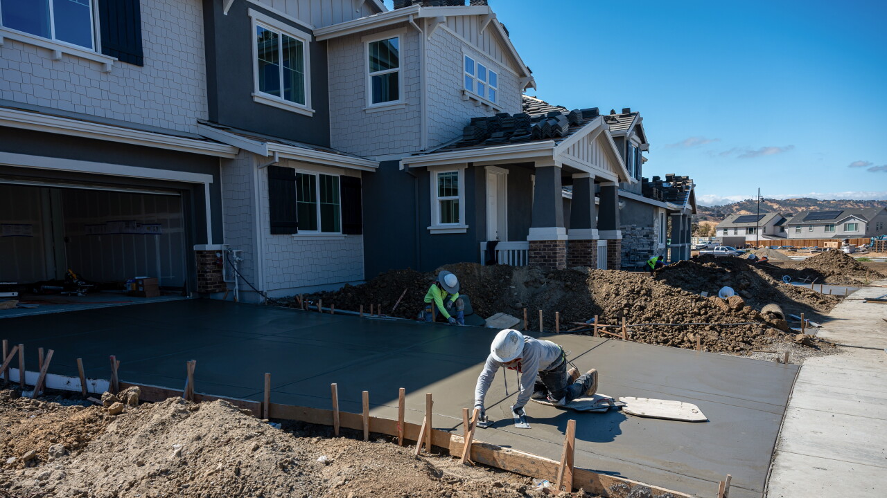 Homes In California Ahead Of Housing Starts Figures