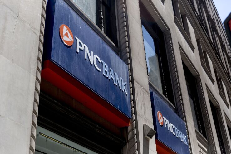 The suit alleges that Plaid improperly uses PNC's logo when it requests bank customers’ login credentials on behalf of fintech clients.