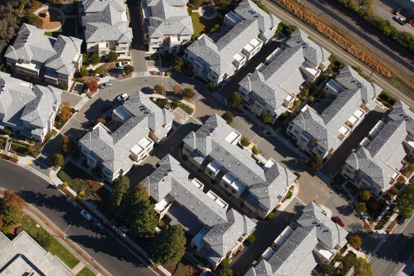 Aerial Views Of Silicon Valley Housing And Tech Campuses