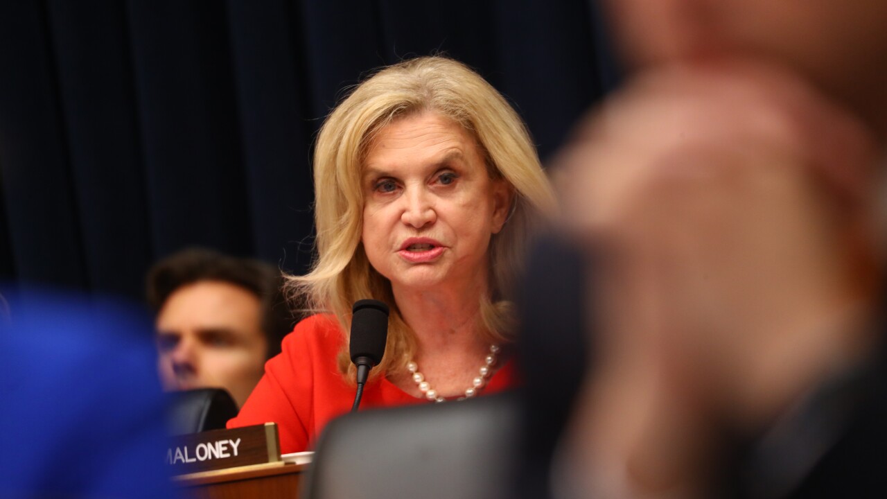 Rep. Carolyn Maloney, D-N.Y.