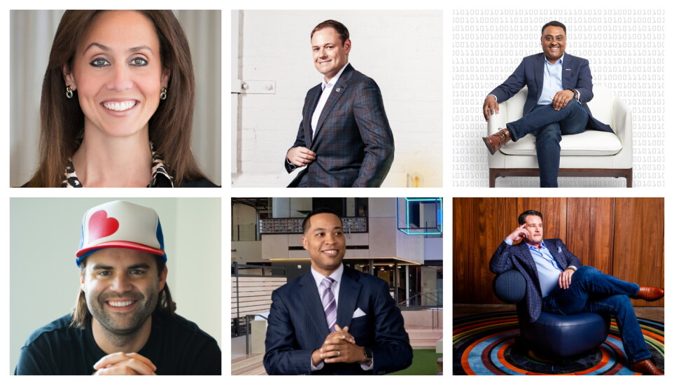 Top row left to right: Michelle Moore, Tim Spence, Ankit Bhatt. Bottom row left to right: Patrick Sells, Dontá Wilson, Allan Rayson