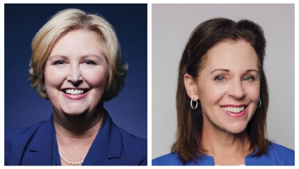 Left: Bridgit Chayt, head of commercial payments and treasury management at Fifth Third Bancorp. Right: Diane Morais, president of consumer and commercial banking at Ally Financial