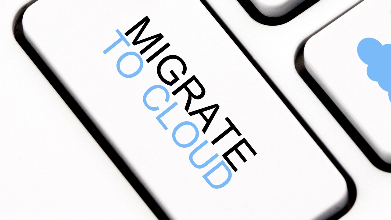 Migrate to cloud button on keyboard