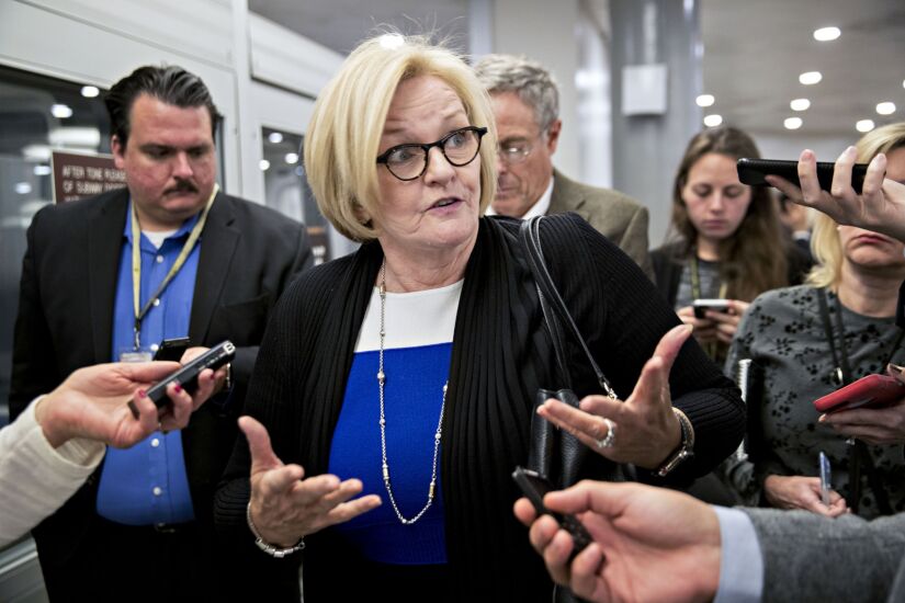 Former Sen. Claire McCaskill, D-Mo.