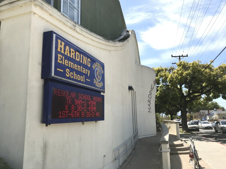Harding Elementary School in El Cerrito, California.