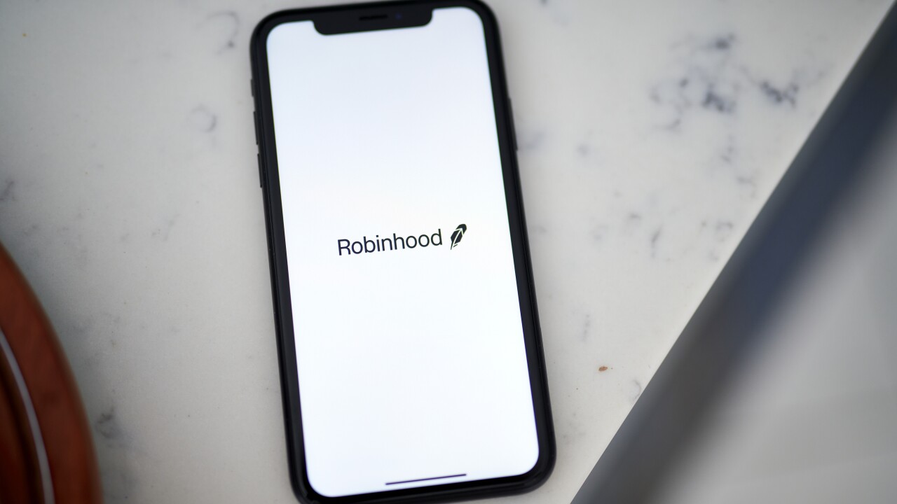 The Robinhood logo.